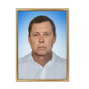 Портрет на памятник из металлокерамики прямоугольный цветной